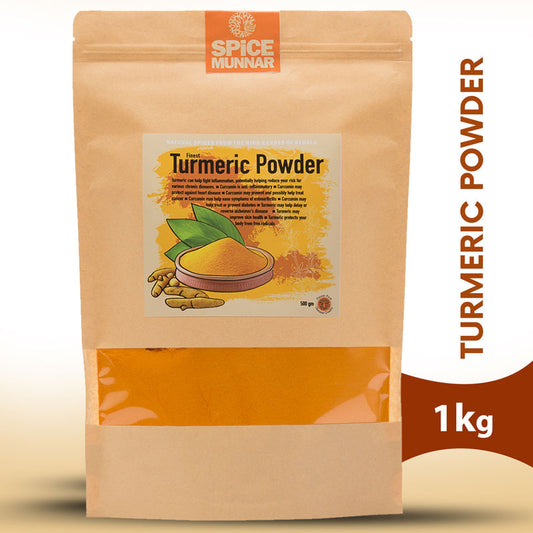 Spice Munnar turmeric powder package 1kg