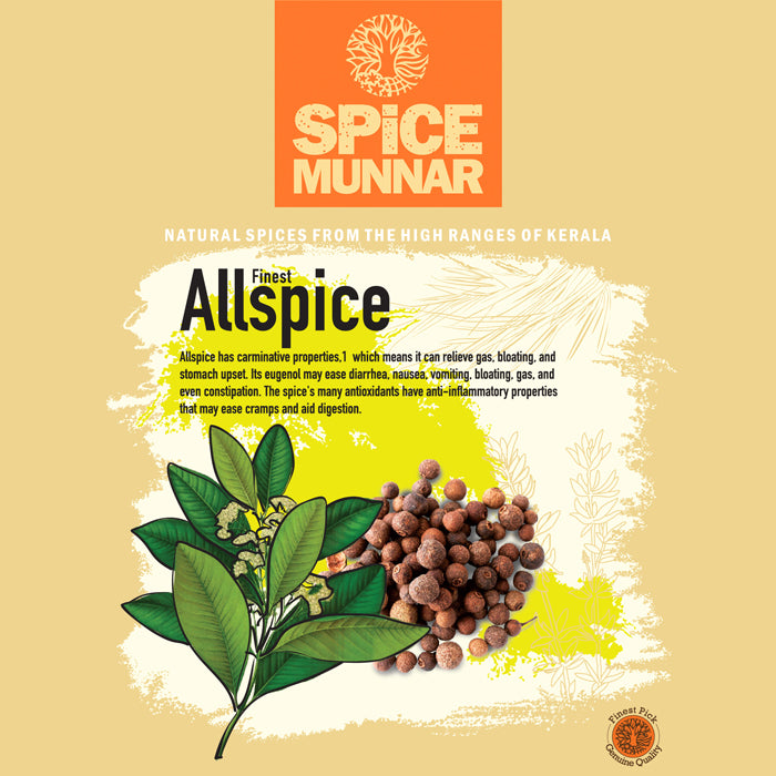 Spice Munnar packaging for allspice