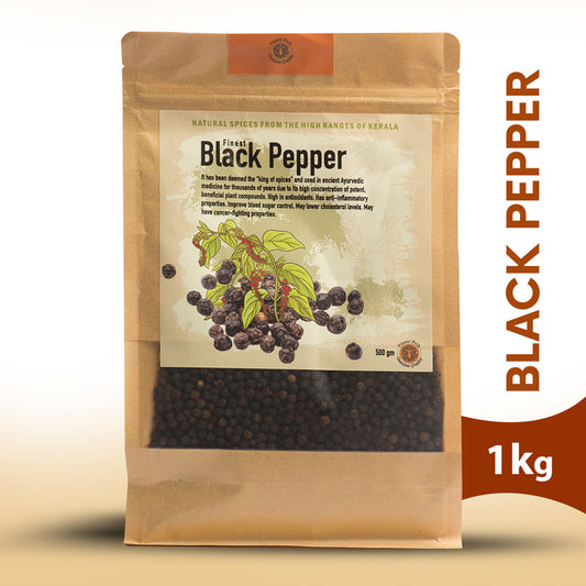 Spice Munnar Black Pepper 1kg Pack