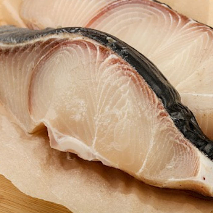 Close-up of a piece of fish fillet