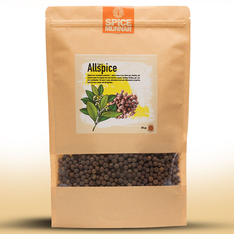 Spice Munnar packaging of allspice  