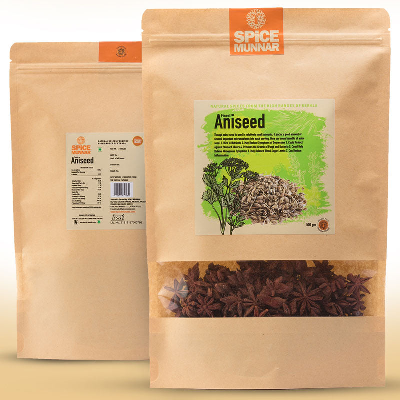 Spice Munnar anise seed packaging  