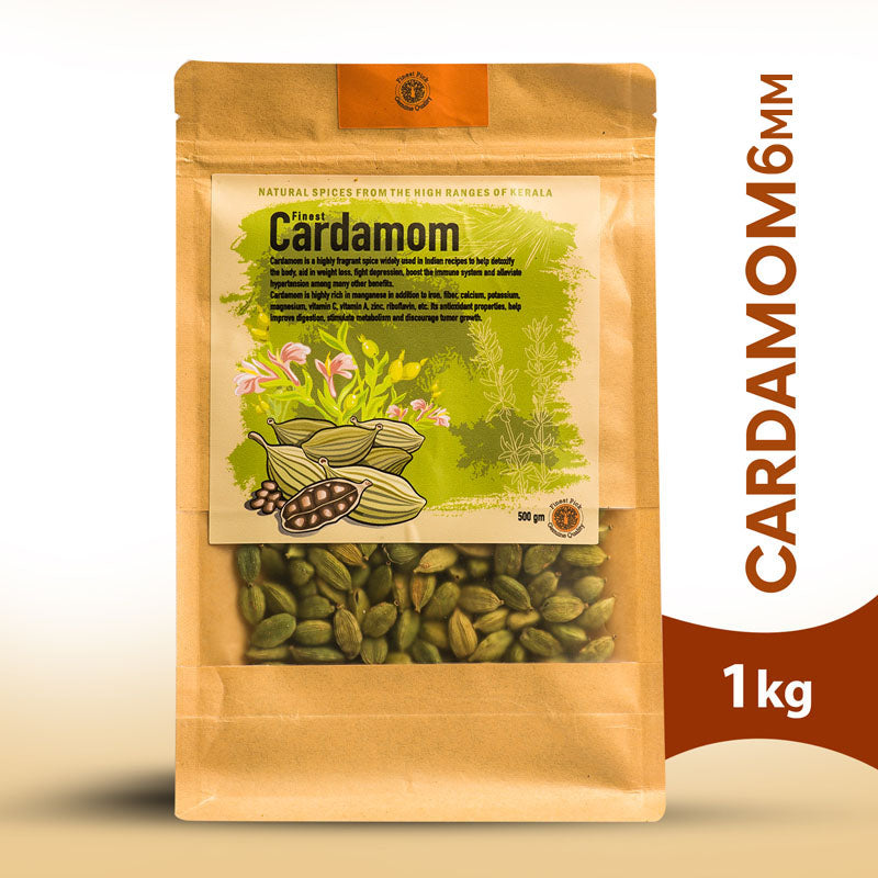 Spice Munnar 6mm Cardamom package with label  
