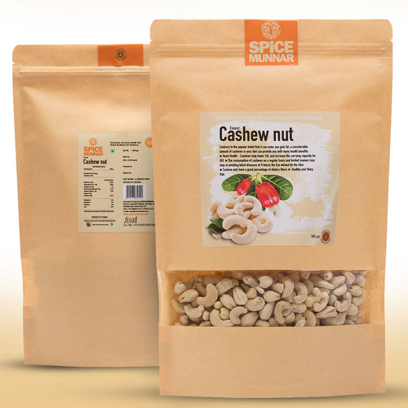Spice Munnar cashew nut packaging  