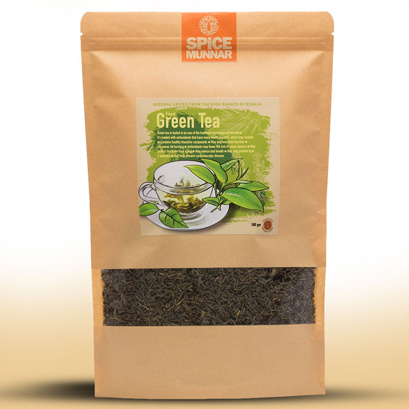 Spice Munnar green tea package  