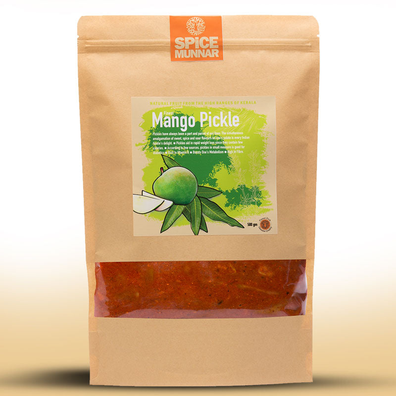 Spice Munnar Mango Pickle packaging  