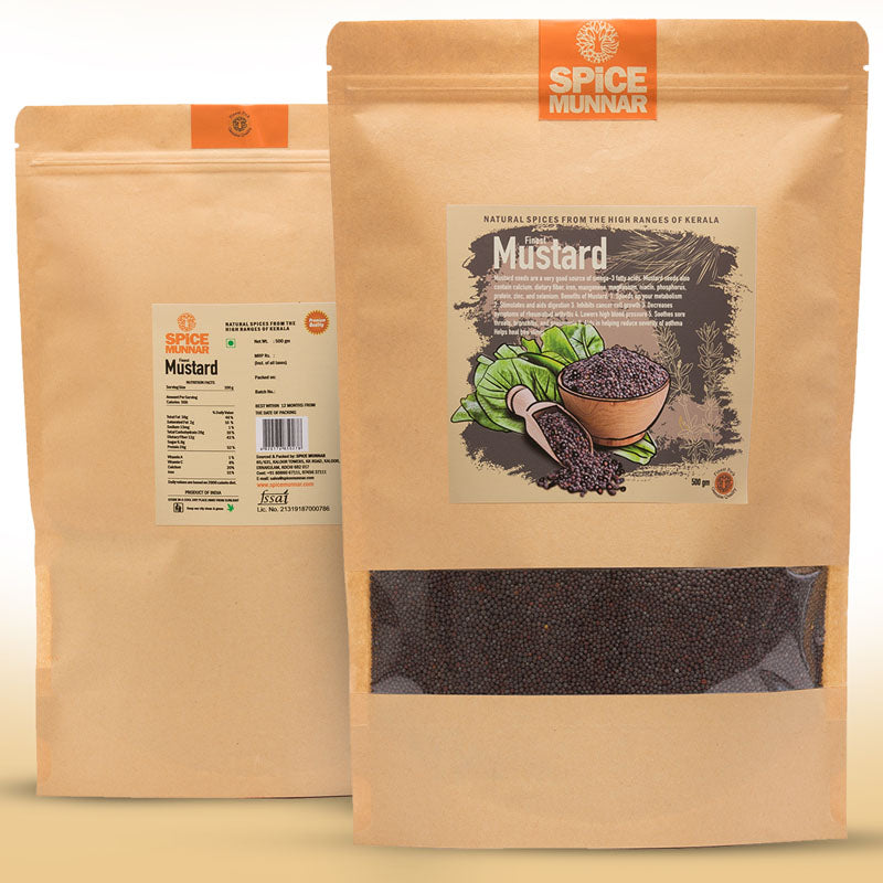Two Spice Munnar Mustard packages  