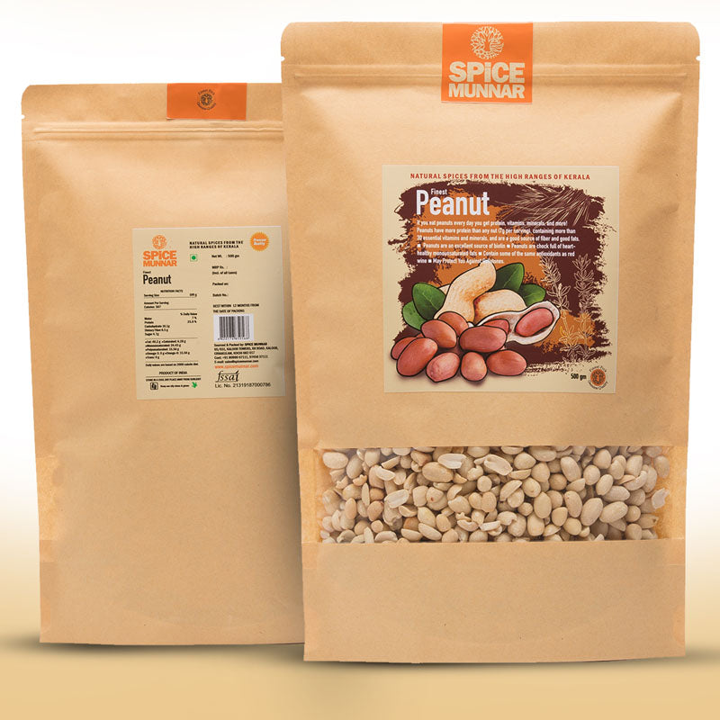 Spice Munnar branded packaging of peanuts  