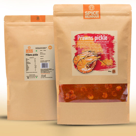 Two Spice Munnar prawn pickle packages