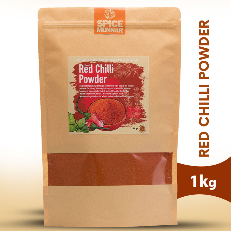 Spice Munnar red chilli powder package 1kg