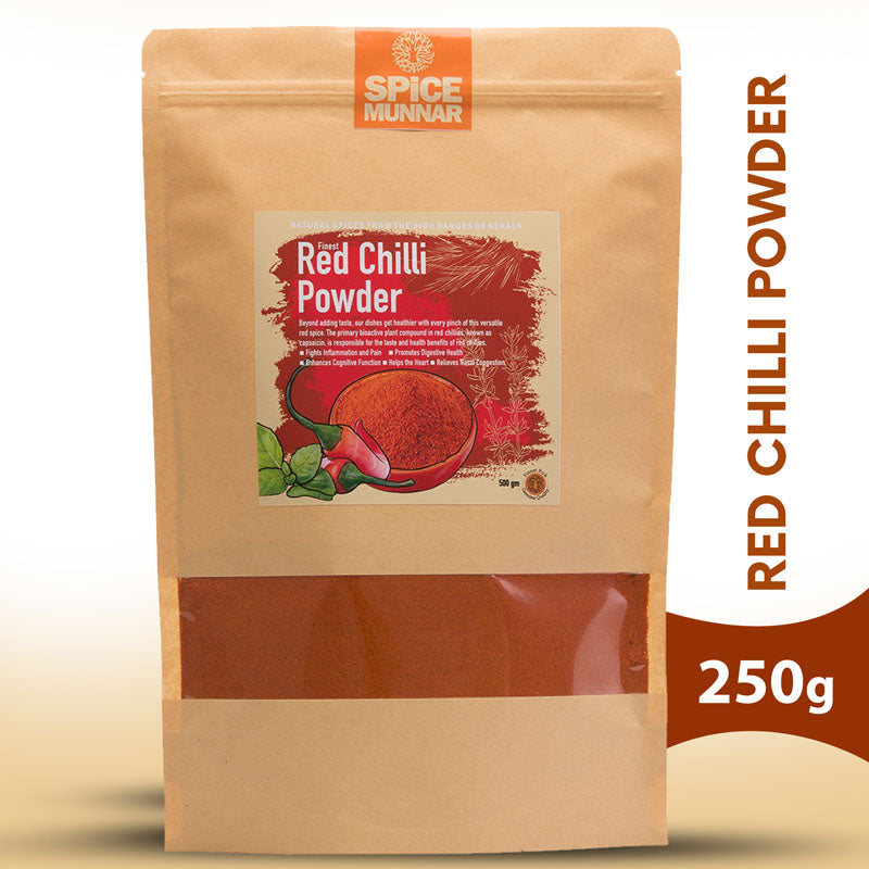 Spice Munnar red chilli powder package 250g