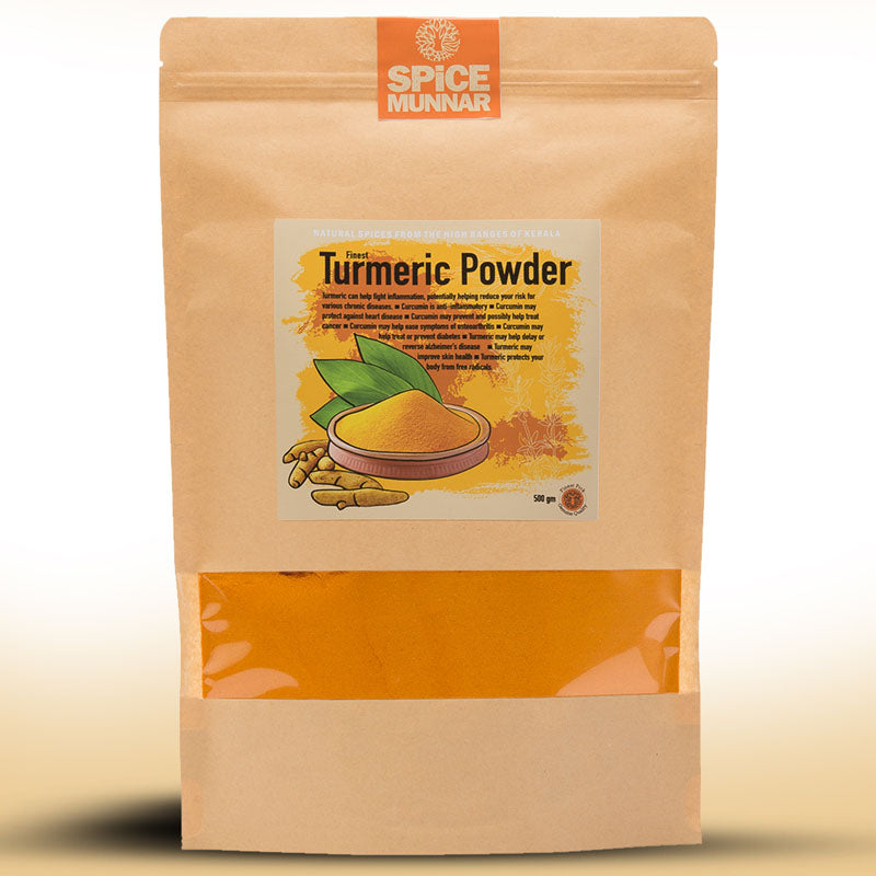 Spice Munnar turmeric powder package  