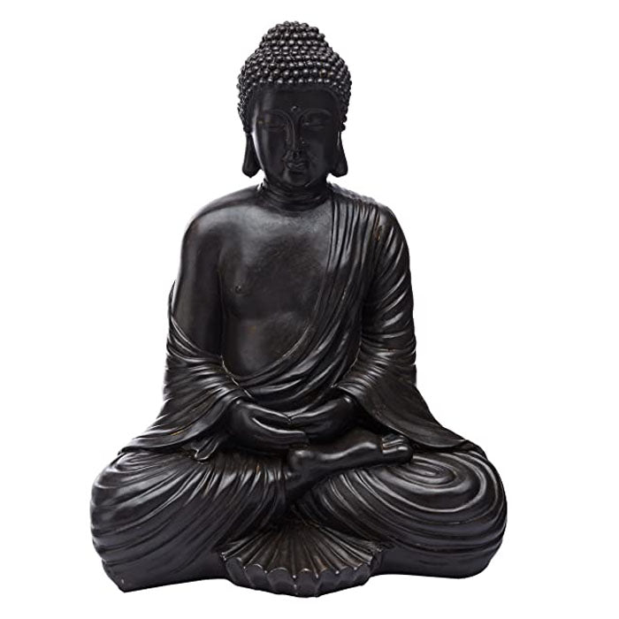 Black Buddha statue  