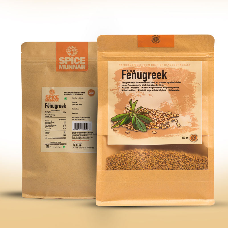 Spice Munnar fenugreek packaging  