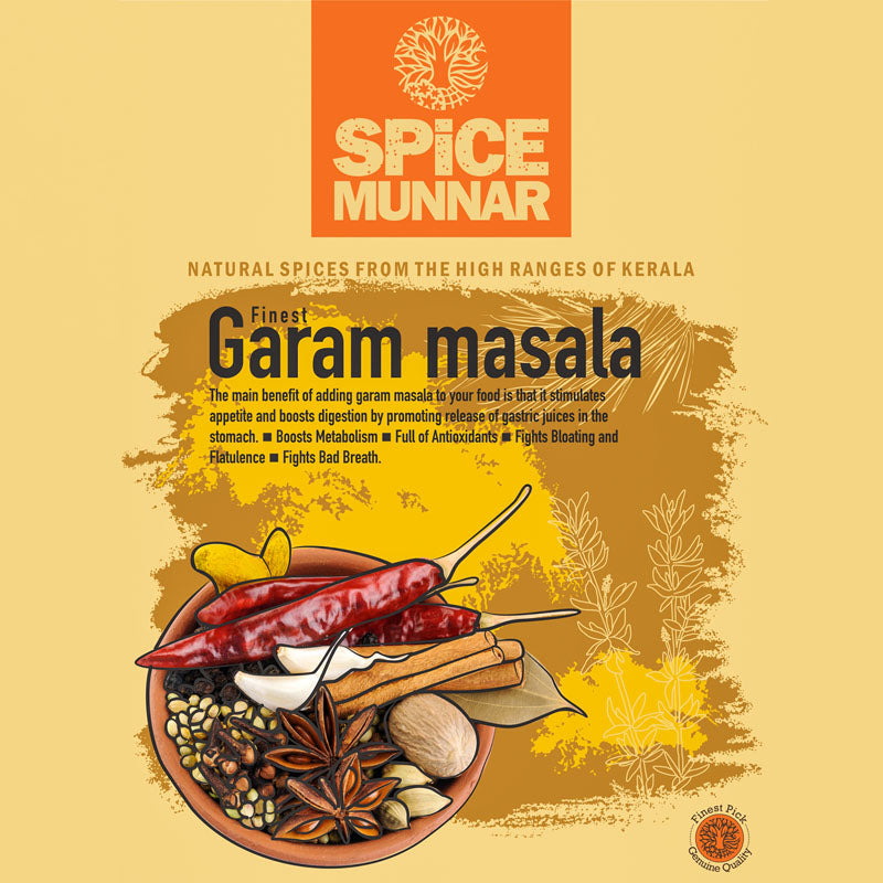 Spice Munnar Garam masala packaging 
