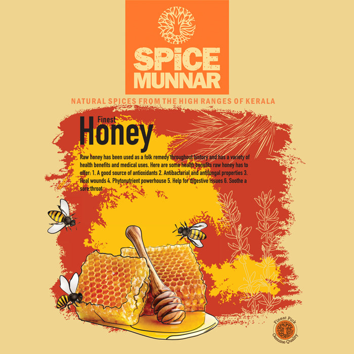 Spice Munnar honey packaging 