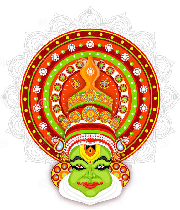 Kathakali (1feet) (Handicraft)