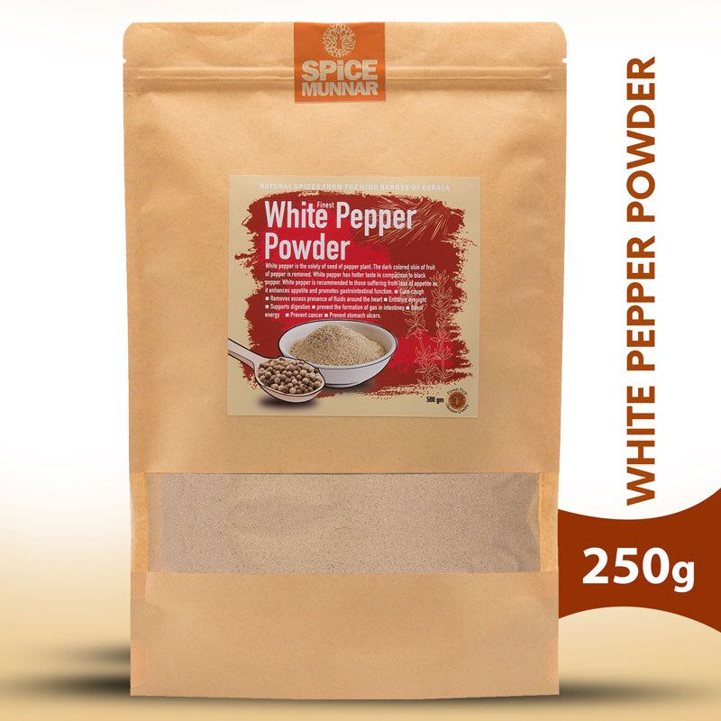 Spice Munnar White Pepper Powder 250g Pack