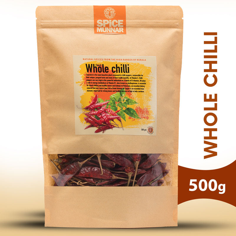 Spice Muninari whole chili package  500g